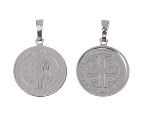 M89 Medalik srebrny - Medalik Świętego Benedykta